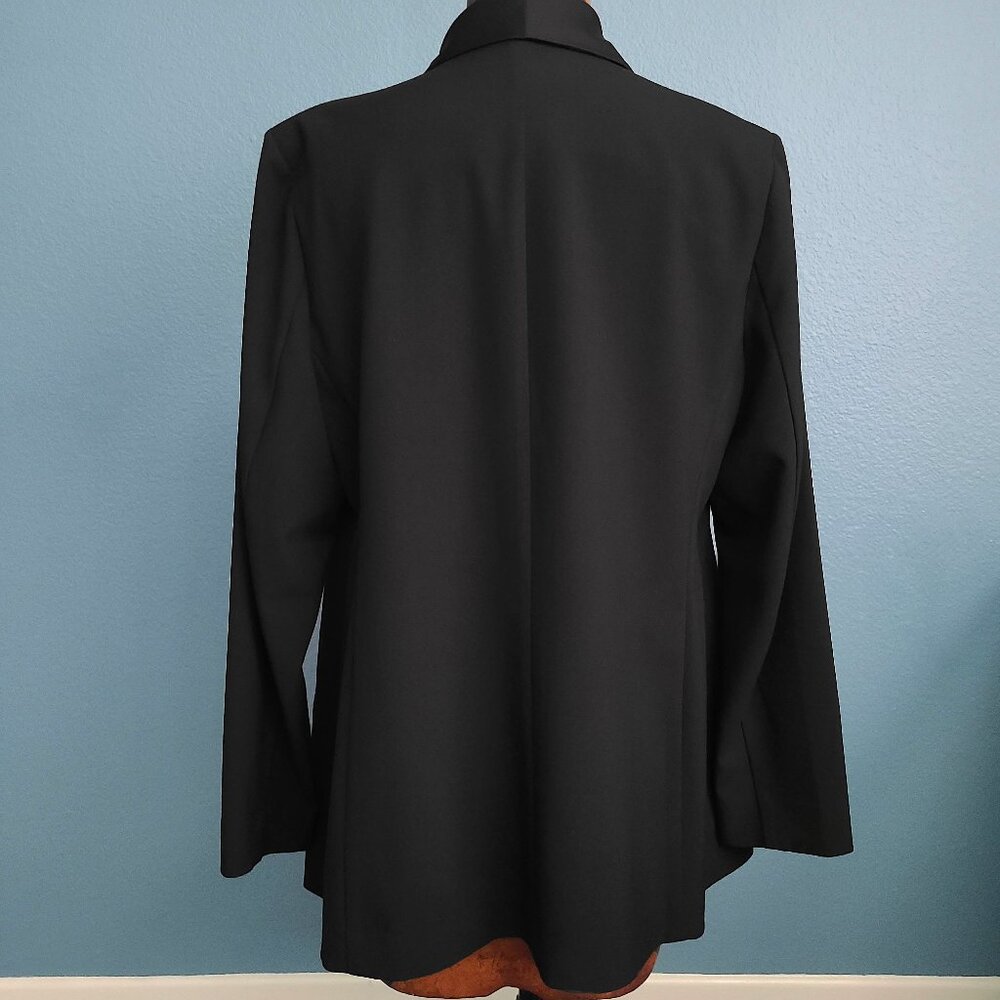 LANE BRYANT ~ Tailored Stretch Drape Front Blazer Jacket ~ NWT Sizes 18 + 22 - Picture 4 of 15